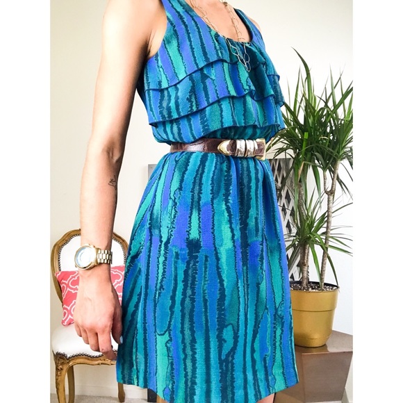 DKNY Tiered Ruffle Dress - Picture 5 of 8